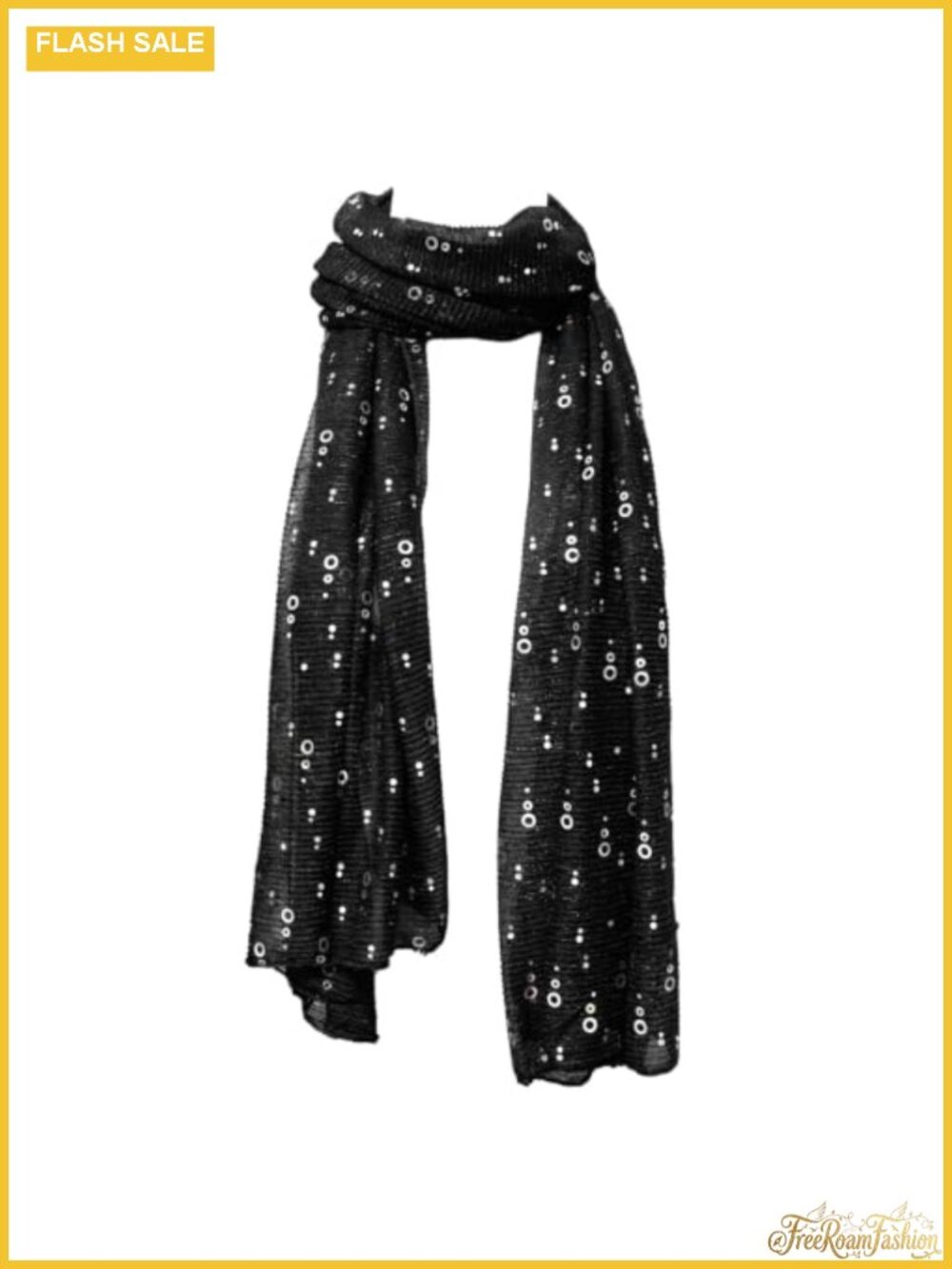 Sequin Scarf Sheer Shawl Wrap for Women Rave Evening Party